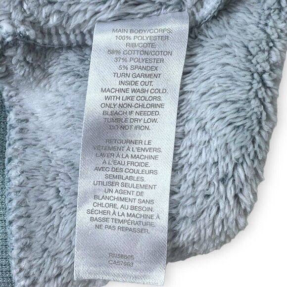 Z By Zella Women’s Fleece Turtleneck Pullover Sweatshirt S Small Sweater Blue - Picture 12 of 12